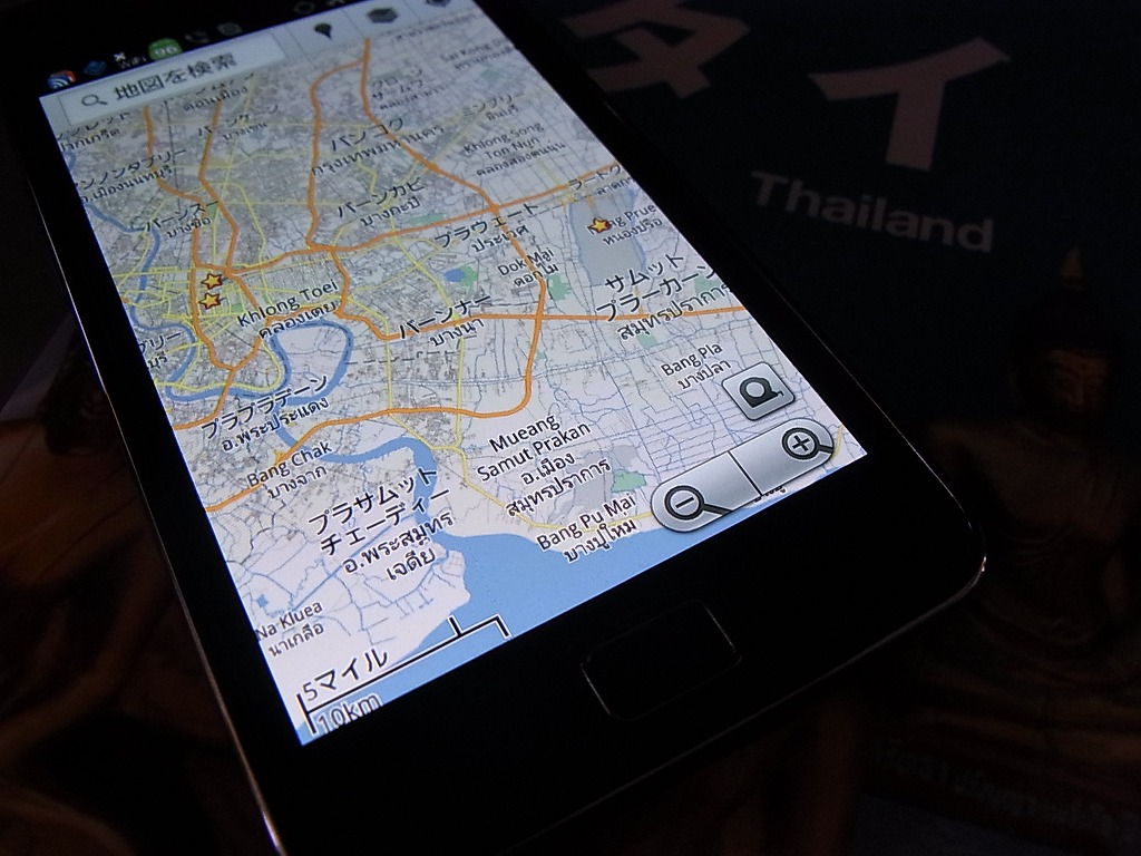 AndroidのGoogleMapsの地図ダウンロードが海外で便利！