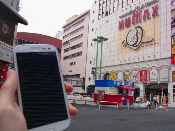 新宿歌舞伎町のXi 10MHzエリアを発見