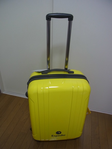 Expediaのオリジナルスーツケースを購入してみた