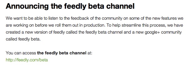 RSSリーダー『Feedly』の機能が先行公開される『Feedly beta channel』が提供開始！Android＆iOS向けの提供も可能性も
