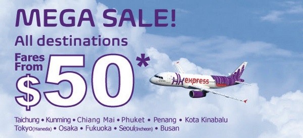 ALL DESTINATIONS ON SALE from 50 HKD