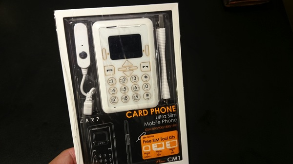 購入したCard Phone New CM1