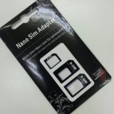SIMカード変換アダプタ 3枚セットがAmazonで66円、関東への送料無料