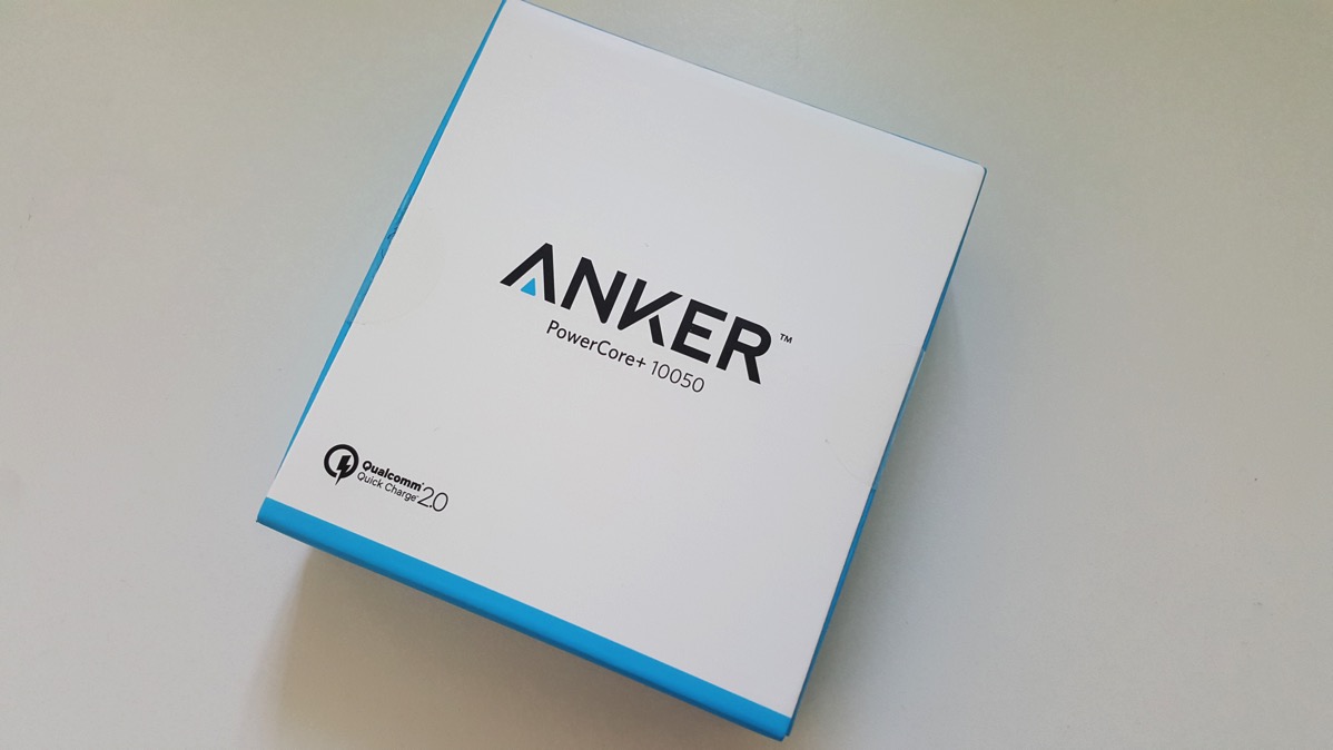 Anker「PowerCore+ 10050」を購入したのでフォトレビュー