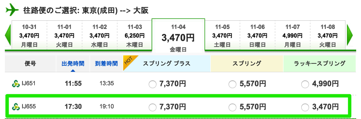 春秋航空日本：成田-関空を期間限定で増便