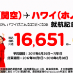 エアアジアX、関空〜ハワイが片道8,811円！過去最安値のセール開催