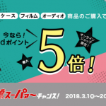 ドコモ公式のケース・保護フィルム購入でポイント5倍、Favo Squareの商品購入でポイント10倍、ドコモオンラインショップ限定キャンペーン開催