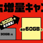 ギガホが60GBに増量されるのでシェアパック50を解約