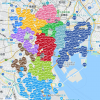 中野区シェアサイクルのポート紹介、隣接する新宿区・渋谷区側を中心に配置