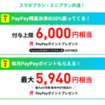 【LINEMO】新規契約またはMNPで最大11,940円相当を還元するキャンペーン、条件緩和