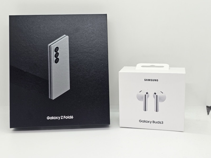 「Galaxy Z Fold6」と予約特典の「Galaxy Buds3」が発売日前に届いた