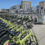 岡山市のシェアサイクル「ももちゃり」、26年4月からドコモ・バイクシェア系に