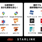 「au Starlink Direct」の「衛星データ通信」、Galaxyスマホ全20機種で利用可能に(メーカーモデルも対応)