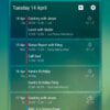 Always On Display上の予定表示に「Event Flow widget」が良い