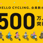 「HELLO CYCLING」会員数が500万人を突破