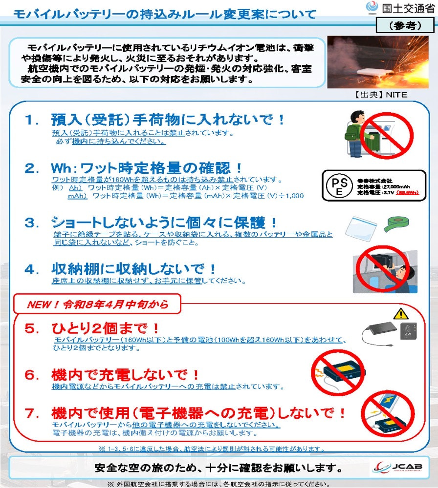 260228_AirPlane_MobileBattery.jpg 国土交通省の変更案(概要)