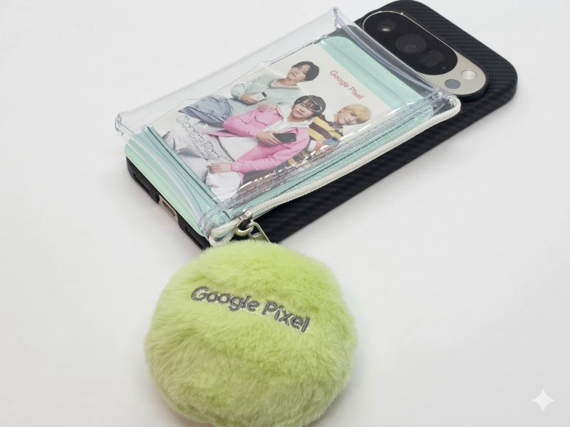 ポーチは「Pixel 10」シリーズに脱着できる