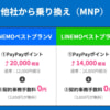 【LINEMO】MNP契約で最大20,000円相当、新規契約で14,000円相当を還元、事務手数料も無料（〜9月6日）